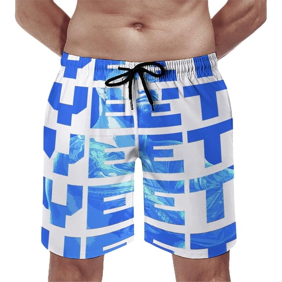 Jey USO-Yeet Merch Swim Trunks Soft Quick Dry Beach Shorts Professional Wrestler Beach Pools Shorts Clothing