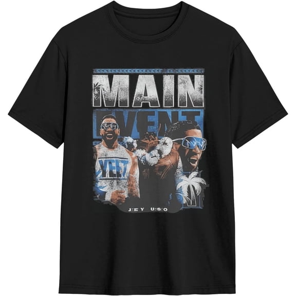 Jey USO Yeet Tee Merch Tshirt Sportwear T-shirt Short-Sleeved Top Fashion Summer Casual Unisex Gym Tee