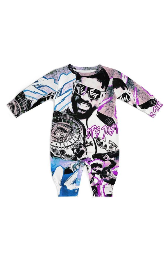 Jey Uso Baby Romper Jumpsuits, Long Sleeve Footless One-Piece Outfits for Boys Girls