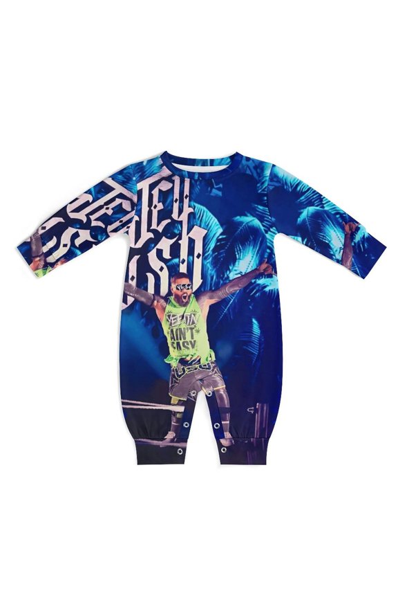 Jey Uso Baby Romper Jumpsuits, Long Sleeve Footless One-Piece Outfits for Boys Girls