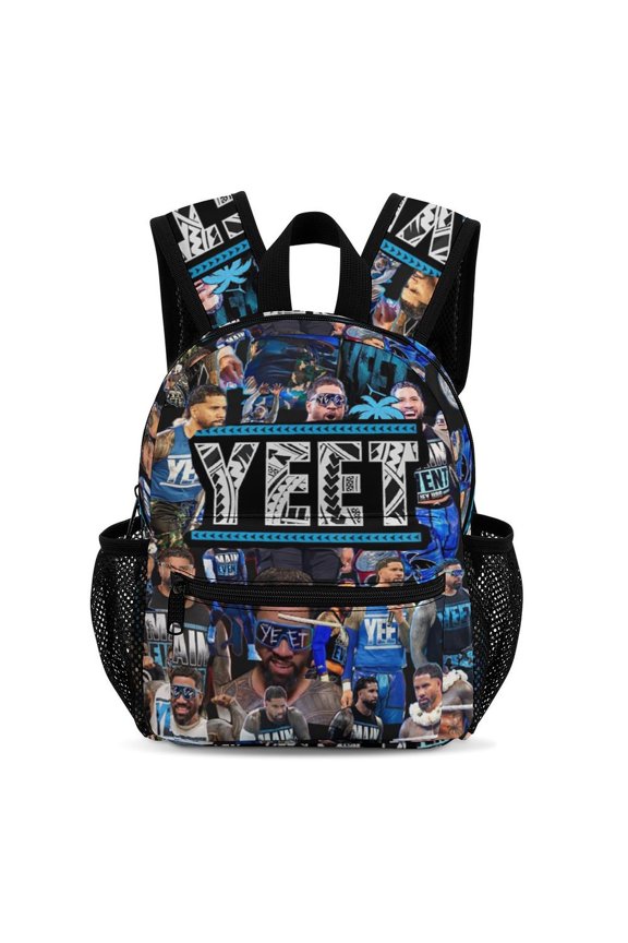 Jey Uso Backpack 13 Inch Bookbag Casual Daypack Travel Backpacks for Work Hiking Camping