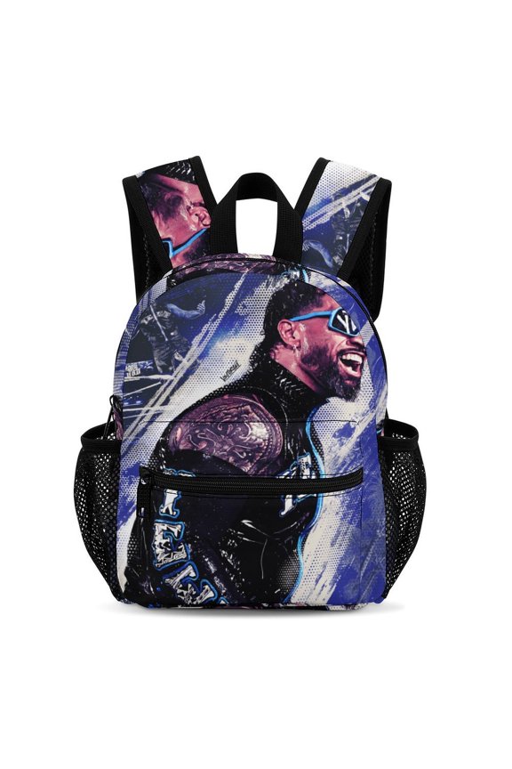 Jey Uso Backpack 13 Inch Bookbag Casual Daypack Travel Backpacks for Work Hiking Camping