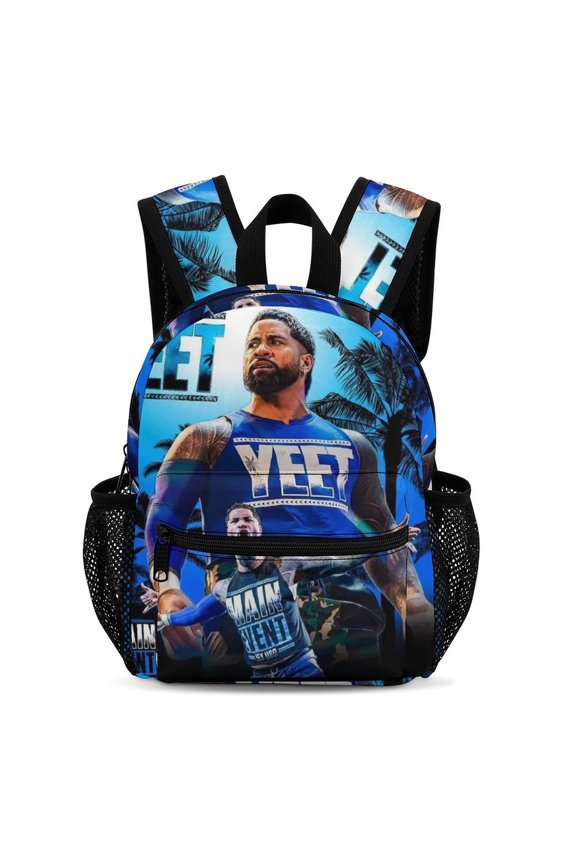 Jey Uso Backpack 13 Inch Bookbag Casual Daypack Travel Backpacks for Work Hiking Camping