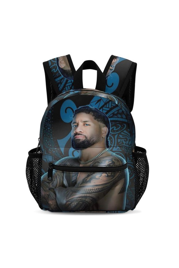 Jey Uso Backpack 13 Inch Bookbag Casual Daypack Travel Backpacks for Work Hiking Camping