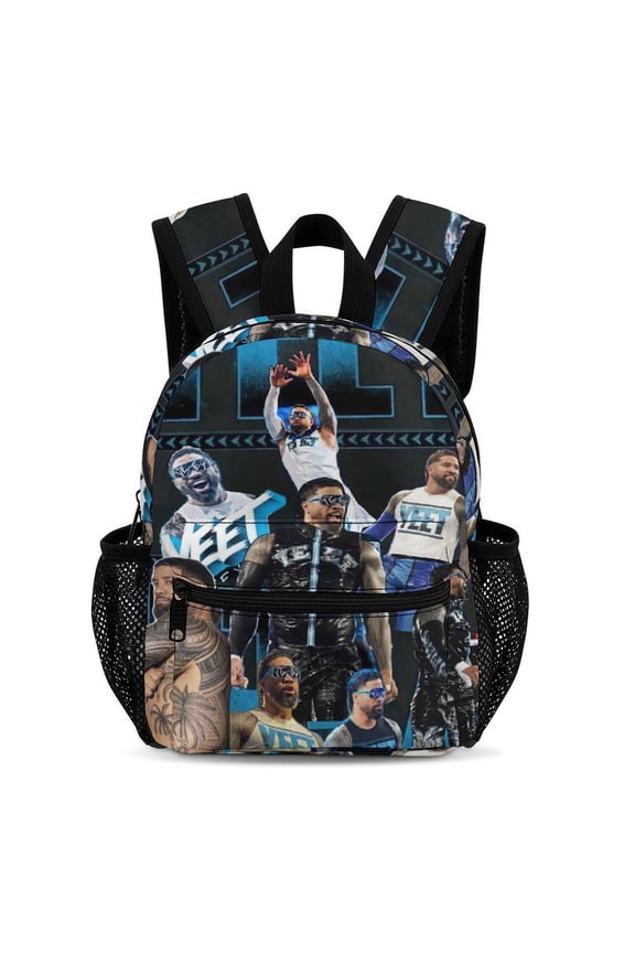 Jey Uso Backpack 13 Inch Bookbag Casual Daypack Travel Backpacks for Work Hiking Camping