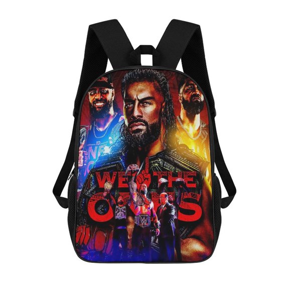 Jey Uso Backpacks 17 Inch Travel Laptop Backpack Lightweight Bookbags Casual Daypack