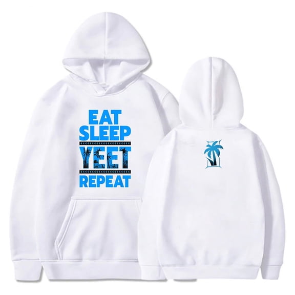 Jey Uso Eat Sleep Yeet Repeat Hoodies Women Men Long Sleeve Casual Sweatshirt Fashion Clothes