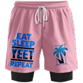 thumbnail image 1 of Jey Uso Eat Sleep Yeet Repeat Sweatshorts Women Men Casual Short Basketball Pants Outdoor Sportwear, 1 of 3