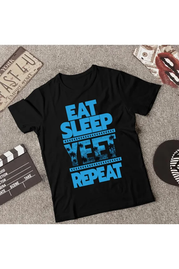 Jey Uso Eat Sleep Yeet Repeat T-Shirt WWE Wrestling Fan Tee., Plus Size S–5XL Available