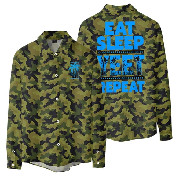 Jey Uso Eat Sleep Yeet Repeat Women Blouse Men's Shirts Long Sleeve T-shirt Trendy Outfits