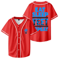 thumbnail image 1 of Jey Uso Eat Sleep Yeet  shirt short sleeve V neck Button-up Tee  unisex  Streetwear tops, 1 of 9