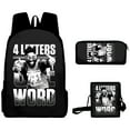 thumbnail image 1 of Jey Uso Four Letters One Word 3pcs/set Backpack Crossbody Bag Women Men Outdoor Casual Rucksack 3D Bags, 1 of 2