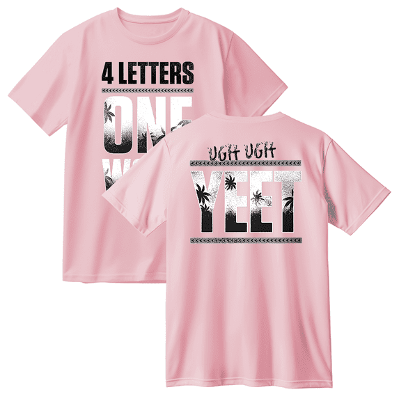 Jey Uso Four Letters One Word Cotton T-shirt Women Men Short Sleeve Crewneck Fashion Tee