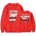 thumbnail image 1 of Jey Uso Four Letters One Word Crewneck Sweatshirt Women Men Long Sleeve Pullover Clothes, 1 of 2
