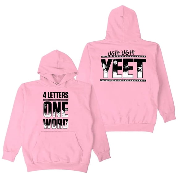 Jey Uso Four Letters One Word Hoodie Long Sleeve Streetwear Women Men Hooded Sweatshirt