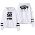 thumbnail image 1 of Jey Uso Four Letters One Word Hoodie Pocketless Parallel Bars Sleeve Streetwear Women Men Sweatshirt, 1 of 3