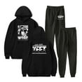 thumbnail image 1 of Jey Uso Four Letters One Word Hoodies Jogger Pants Two Piece Sets Sweatshirts+Sweatpants Women Men's Set, 1 of 3