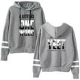 thumbnail image 1 of Jey Uso Four Letters One Word Hoodies Pocketless Parallel Bars Sleeve Streetwear, 1 of 6