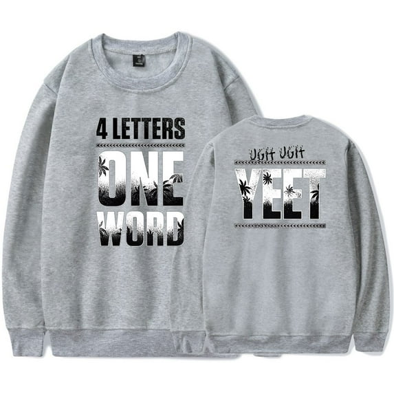 Jey Uso Four Letters One Word Long Sleeve Tee Women Men Crewneck Sweatshirts
