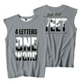 thumbnail image 1 of Jey Uso Four Letters One Word Sleeveless T-Shirts Women Men Fashion Tank Tops, 1 of 5