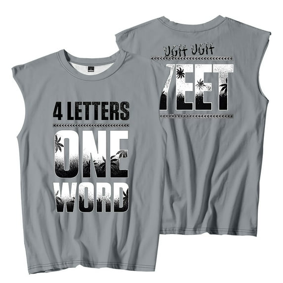 Jey Uso Four Letters One Word Sleeveless T-Shirts Women Men Fashion Tank Tops