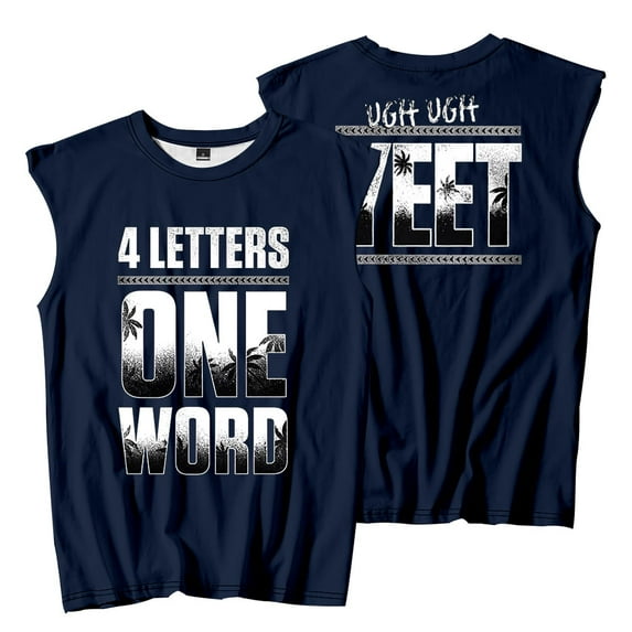 Jey Uso Four Letters One Word Sleeveless T-Shirts Women Men Fashion Tank Tops