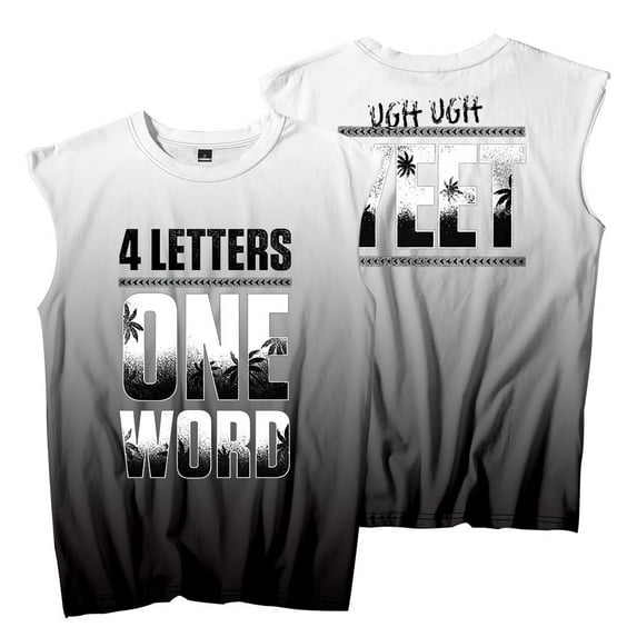 Jey Uso Four Letters One Word Sleeveless T-Shirts Women Men Fashion Tank Tops