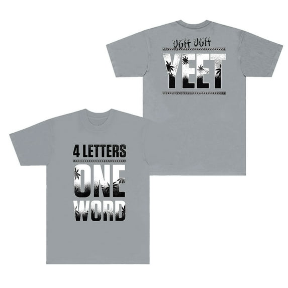 Jey Uso Four Letters One Word T-Shirts Women Men Streetwear Short Sleeve Tee