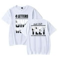 thumbnail image 1 of Jey Uso Four Letters One Word T-shirt Men Women Round Neck Short Sleeve Tee Casual Streetwear Tops, 1 of 2