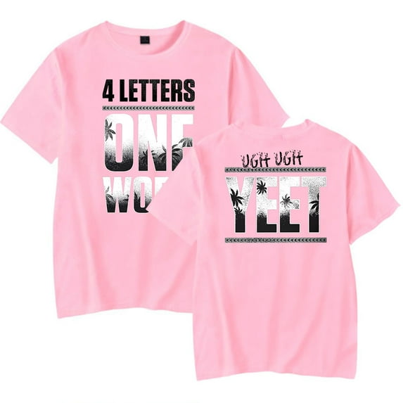 Jey Uso Four Letters One Word T-shirt Men Women Round Neck Short Sleeve Tee Casual Streetwear Tops