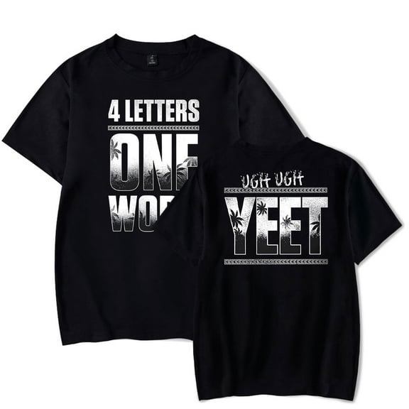 Jey Uso Four Letters One Word T-shirt Men Women Round Neck Short Sleeve Tee Casual Streetwear Tops