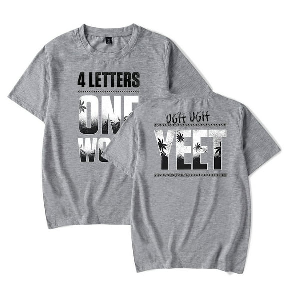 Jey Uso Four Letters One Word T-shirt Men Women Round Neck Short Sleeve Tee Casual Streetwear Tops