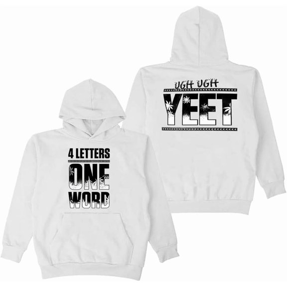 Jey Uso Four Letters One Word Yeet Hoodie 2025 New Logo Long Sleeve Streetwear Women Men Hooded Sweatshirts
