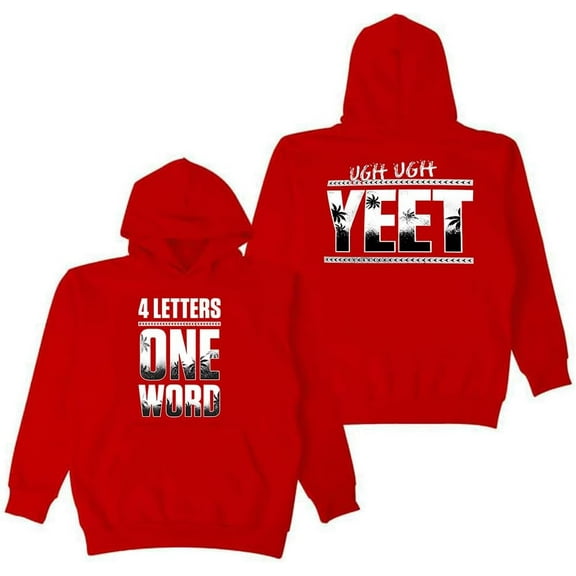 Jey Uso Four Letters One Word Yeet Hoodie 2025 New Logo Long Sleeve Streetwear Women Men Hooded Sweatshirts