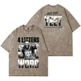 thumbnail image 1 of Jey Uso Four Letters One Word Yeet Vintage Wash T-Shirts Women Men Cotton Short Sleeve Tee, 1 of 6