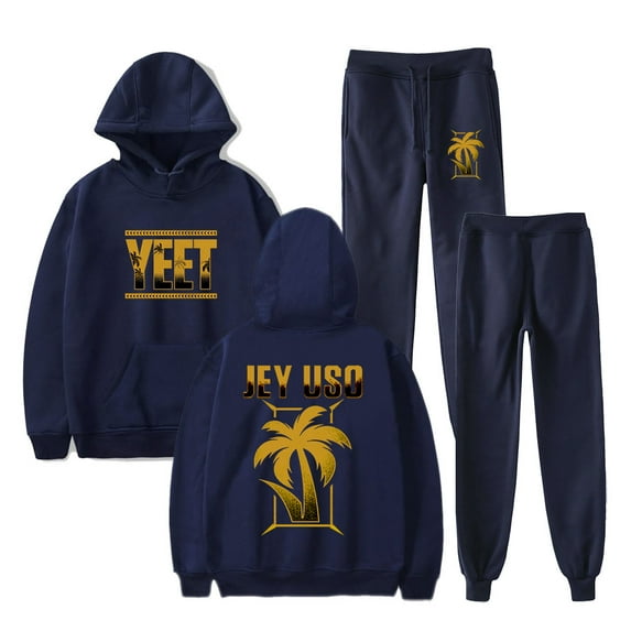 Jey Uso Golden Yeet Logo Hoodies Jogger Pants Cosplay Women Men Fashion Streetwear Sweatshirts