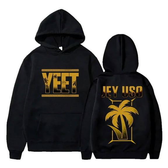 Jey Uso Golden Yeet Logo Merch Hoodies Cosplay Women Men Fashion Streetwear Long Sleeve Sweatshirts