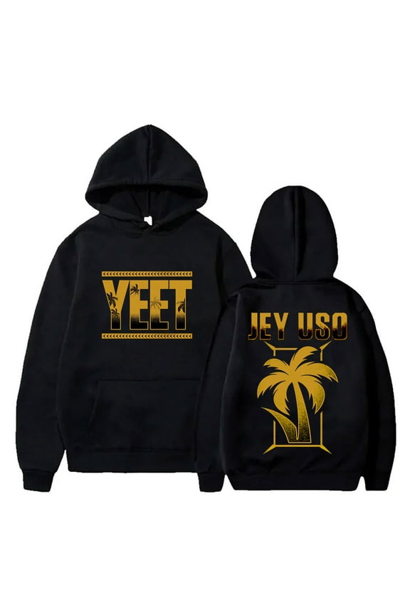 Jey Uso Golden Yeet Logo Merch Hoodies Cosplay Women Men Fashion Streetwear Long Sleeve Sweatshirts