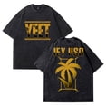 thumbnail image 1 of Jey Uso Golden Yeet Merch T-shirt Crewneck Short Sleeve Cotton Washed Tee Women Men Streetwear Tops, 1 of 6