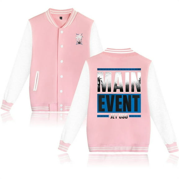 Jey Uso Main Event Baseball Jacket Fashion Baseball Uniform Women Men Casual Jackets