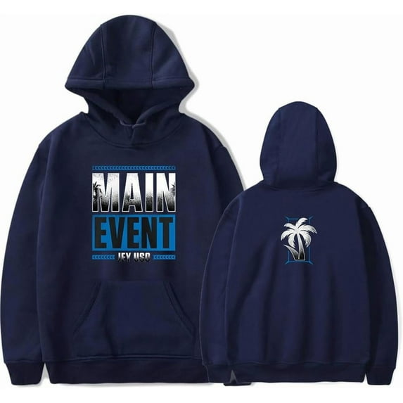 Jey Uso Main Event Print Fashion Men's Hoodie Casual Loose Hoodie Street