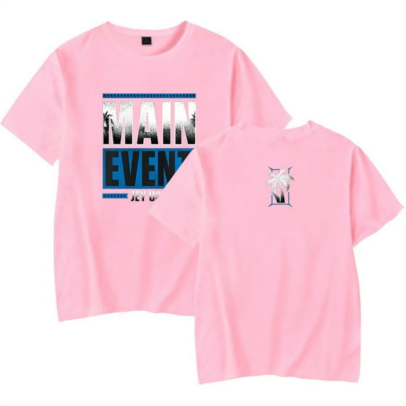 Jey Uso Main Event T-shirt Hip-hop Short Sleeve Unisex Tee Shirt Fashion Crewneck Tops