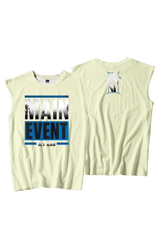 Jey Uso Main Event Tank Tops Sleeveless Sport Gym Vest Women Men Streetwear Outdoor Sportwear Tops
