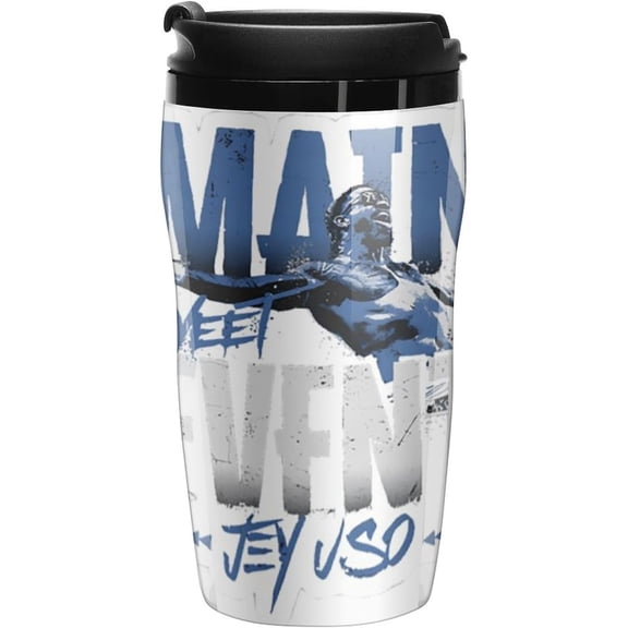 Jey Uso Merch Coffee Mug With Lids Thermos Plastic Travel Cup Reusable Cups For Hot And Cold Drink 250ml