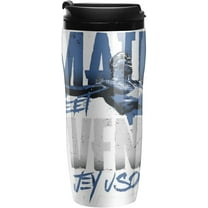 Jey Uso Merch Coffee Mug With Lids Thermos Plastic Travel Cup Reusable Cups For Hot And Cold Drink 350ml
