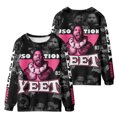 thumbnail image 1 of Jey Uso Merch Digital printed fashionable off shoulder round neck long sleeved sportswear for street wear, 1 of 2