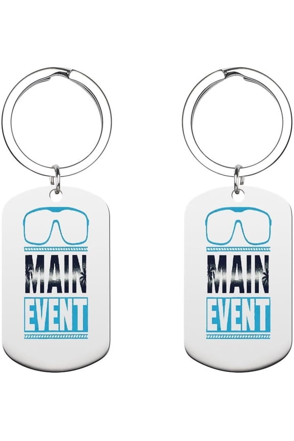 Jey Uso Merch Keychain Yeet Metal Car Key Ring For Women Men Keychain Bag Purse Accessories Gift 2x1.1 Inch