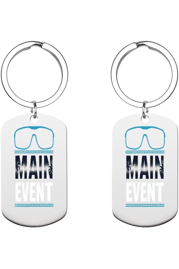 Jey Uso Merch Keychain Yeet Metal Car Key Ring For Women Men Keychain Bag Purse Accessories Gift 2x1.1 Inch