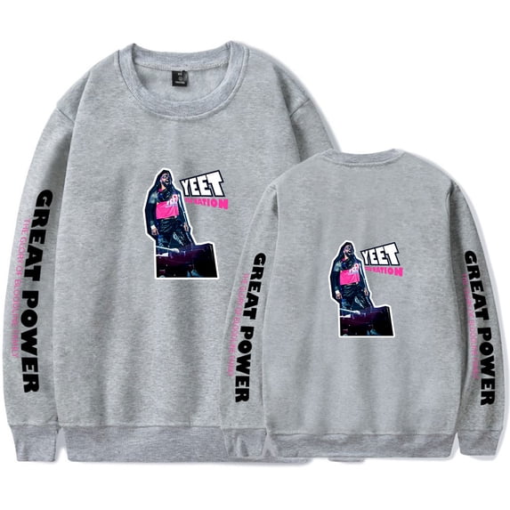 Jey Uso Merch fashion casual men's and women's long sleeved round neck pullover