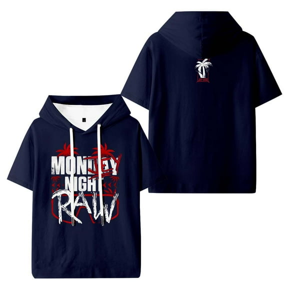Jey Uso Mon-Jey Night RAW Hooded T-Shirts Women Men Short Sleeve Tee Casual Fashion Clothes